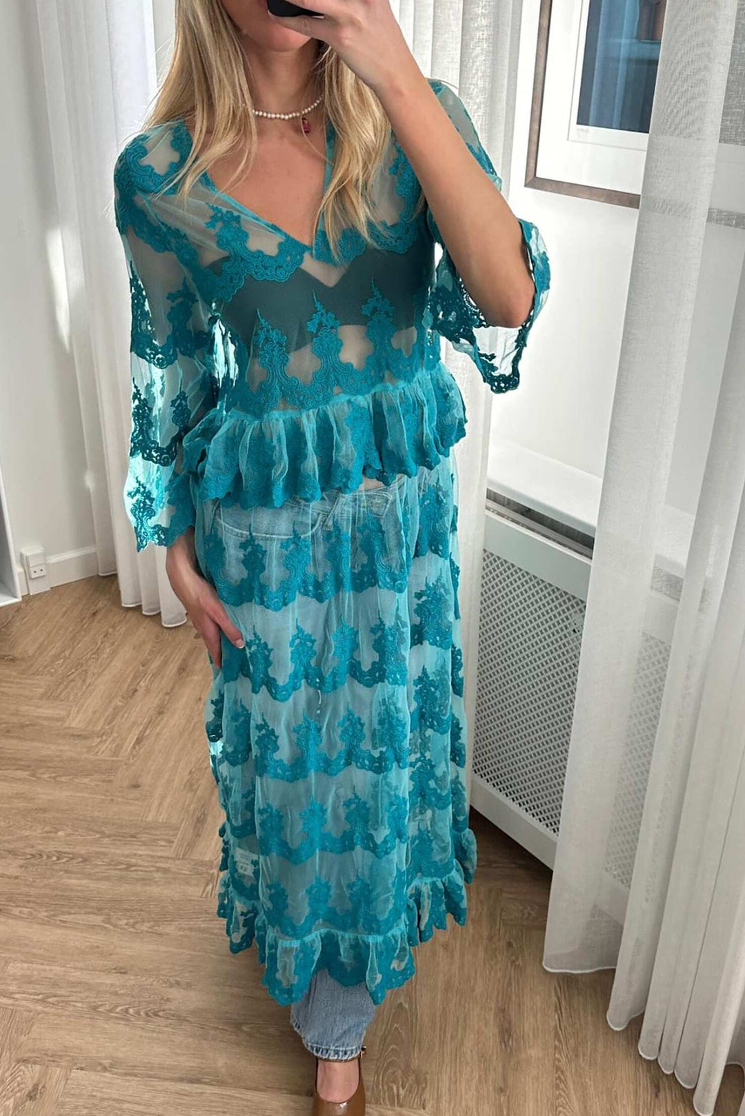 Sissel Edelbo - Tulle Dress SE 1637 - Jade Kjoler