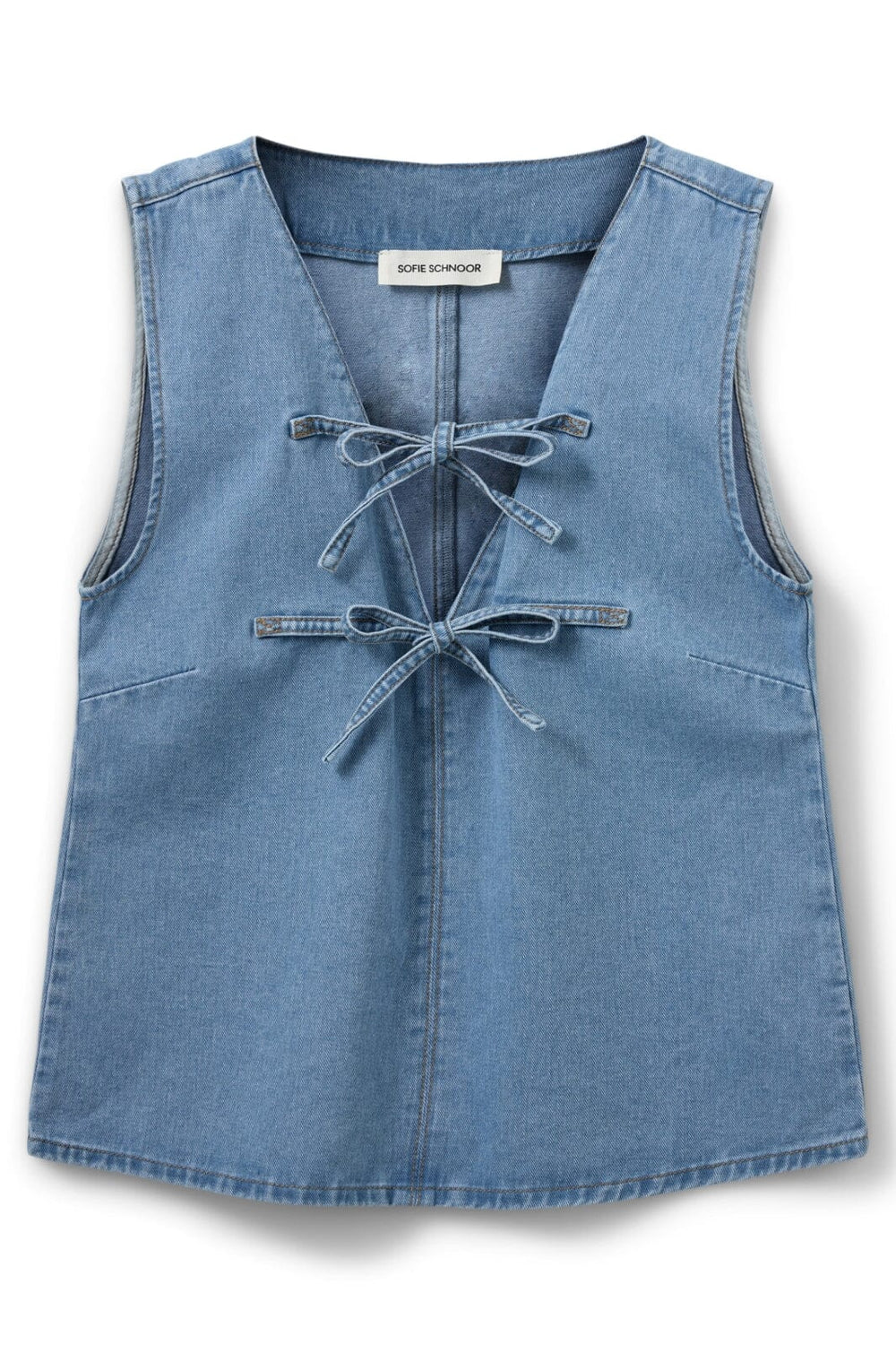 Sofie Schnoor - Nellesw Top S251251 - 5002 - Denim Blue Toppe