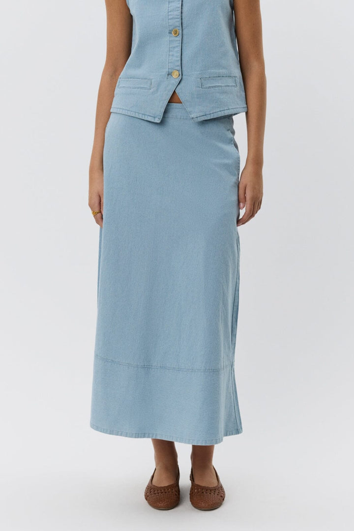 Sofie Schnoor - Seliasw Skirt S252117 - 5094 - Light Blue Striped
