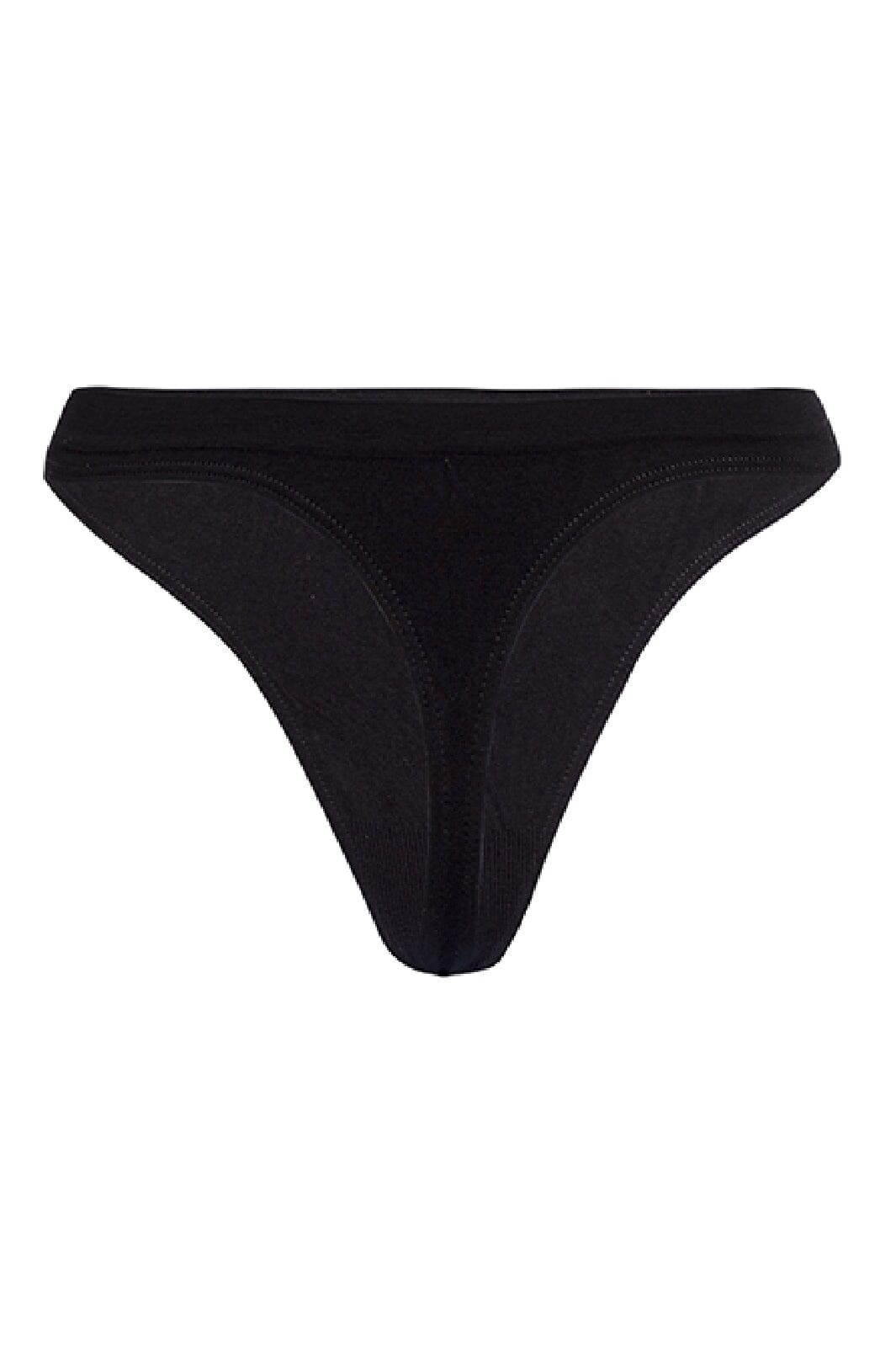 Soft basic - Haily string 2 pak - black Trusser