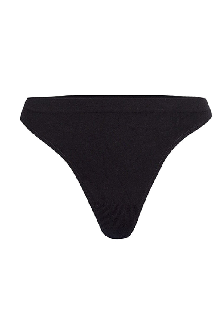 Soft basic - Haily string 2 pak - black Trusser