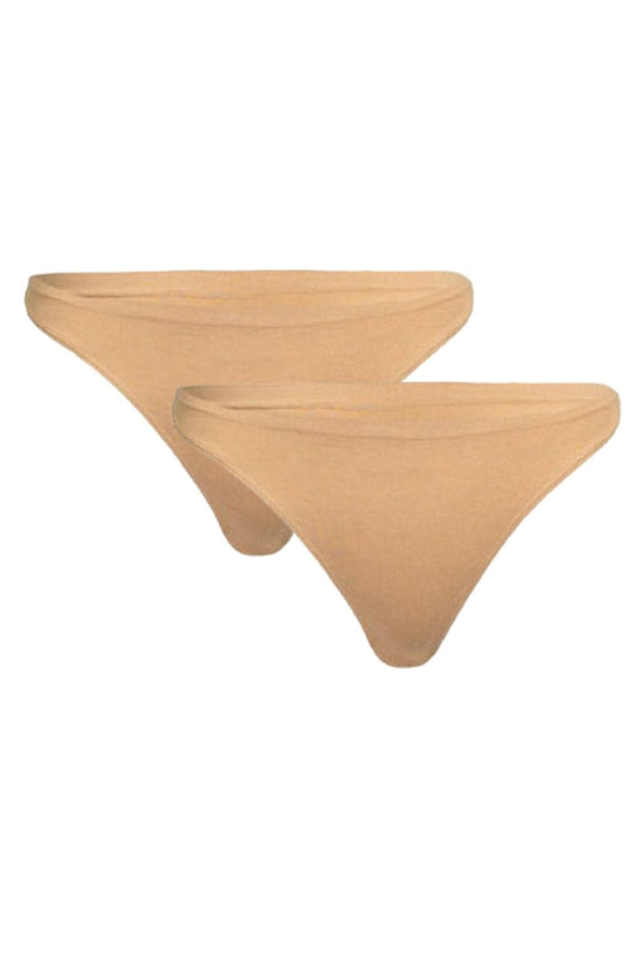 Soft basic - Soffi string 2 pak - nude Trusser