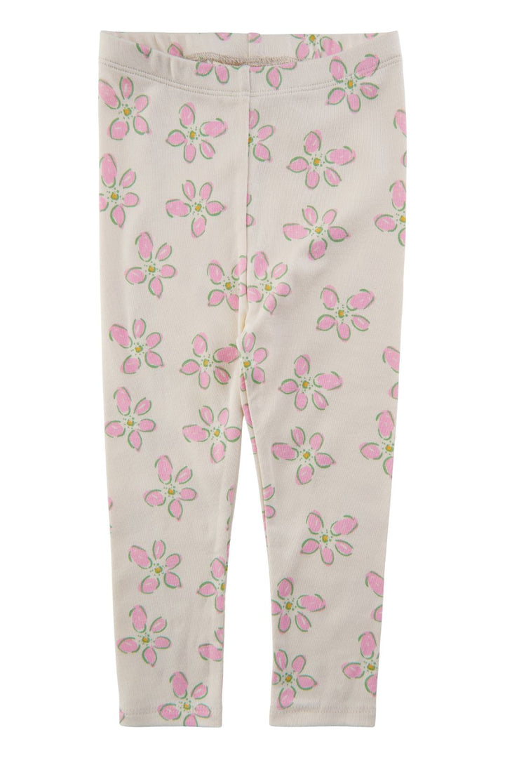 Soft Gallery - SGBaby Paula Spring Flowers Leggings - Gardenia Leggings
