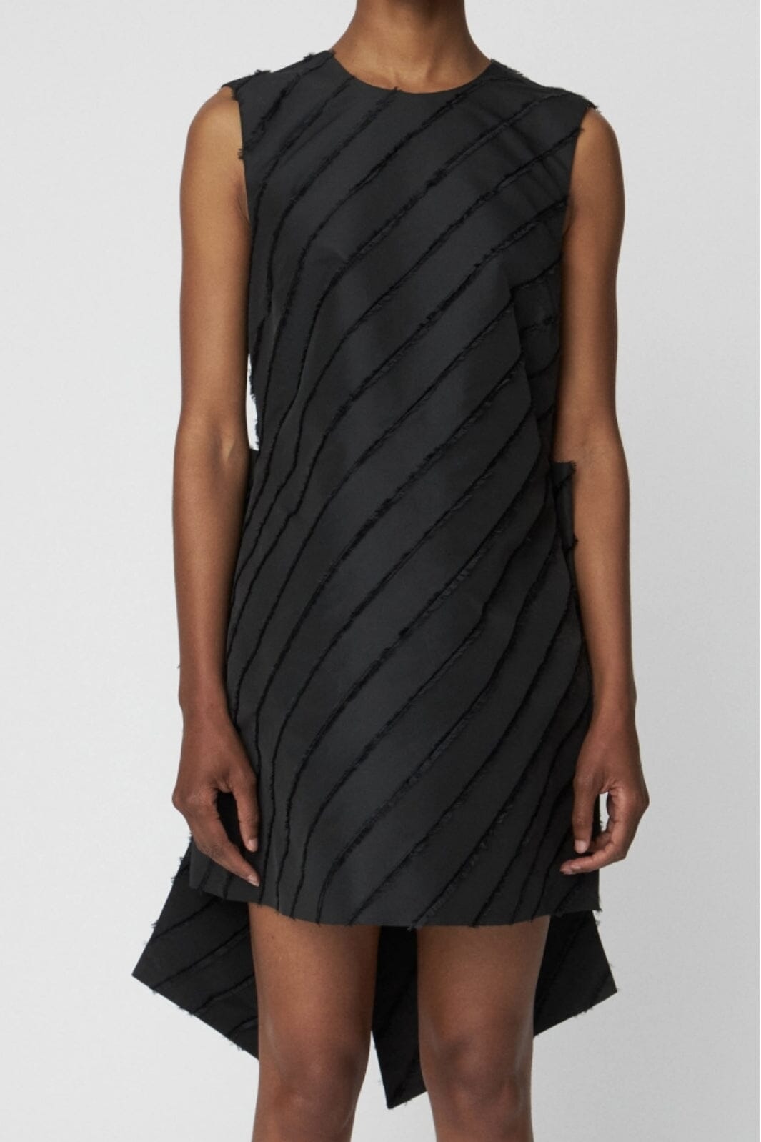 Stella Nova - Mini Dress With Bow Detail - 999 Black Kjoler