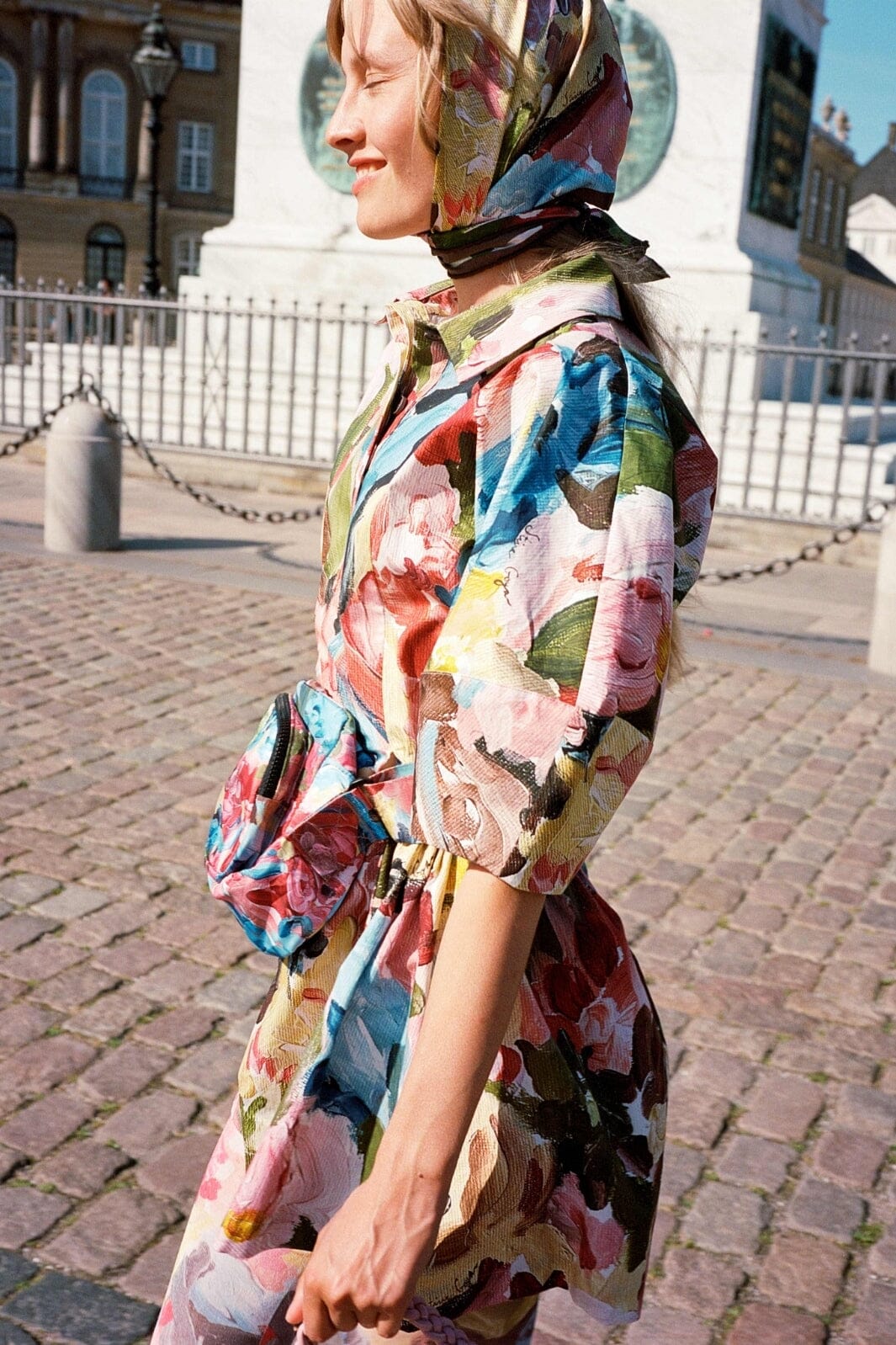 Stine Goya - 2340 Midweight Cotton, Structured Sleeve Mini Dress sg-ss25-d093-2340p - Loves Me, Loves Me Not Kjoler