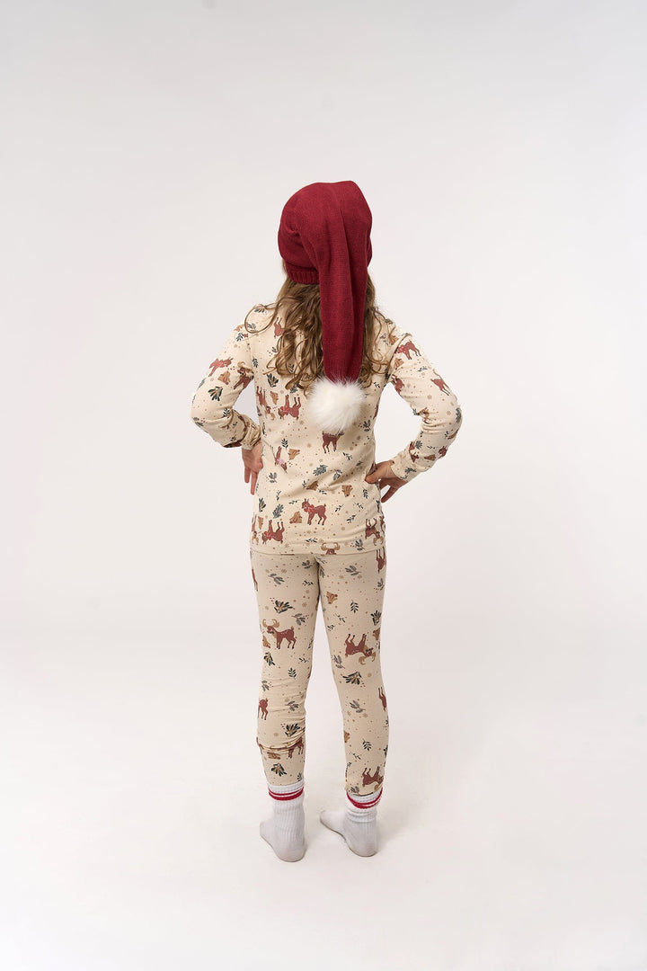 The New - Tnholiday Nightset TN5960 - White Swan Aop Nattøj