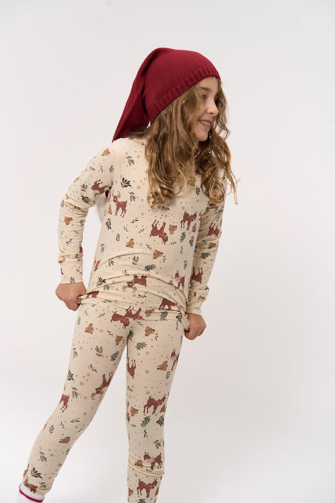 The New - Tnholiday Nightset TN5960 - White Swan Aop Nattøj