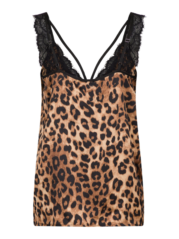 Valentin Studio - String Leopard Top - Leopard Toppe