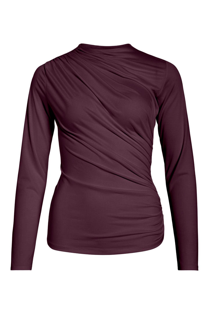 Vila - Vizurna Funnelneck L/S Top/R - 4945716 Fig