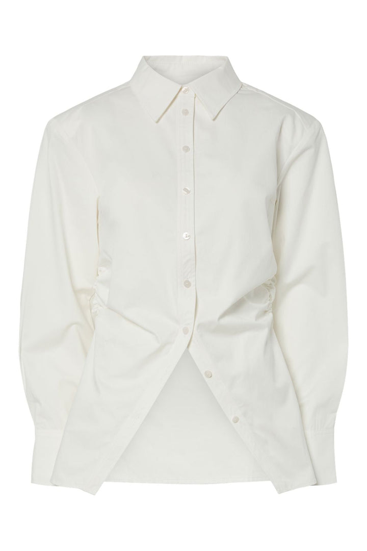 YAS - Yasareka Ls Shirt - 4888857 Star White