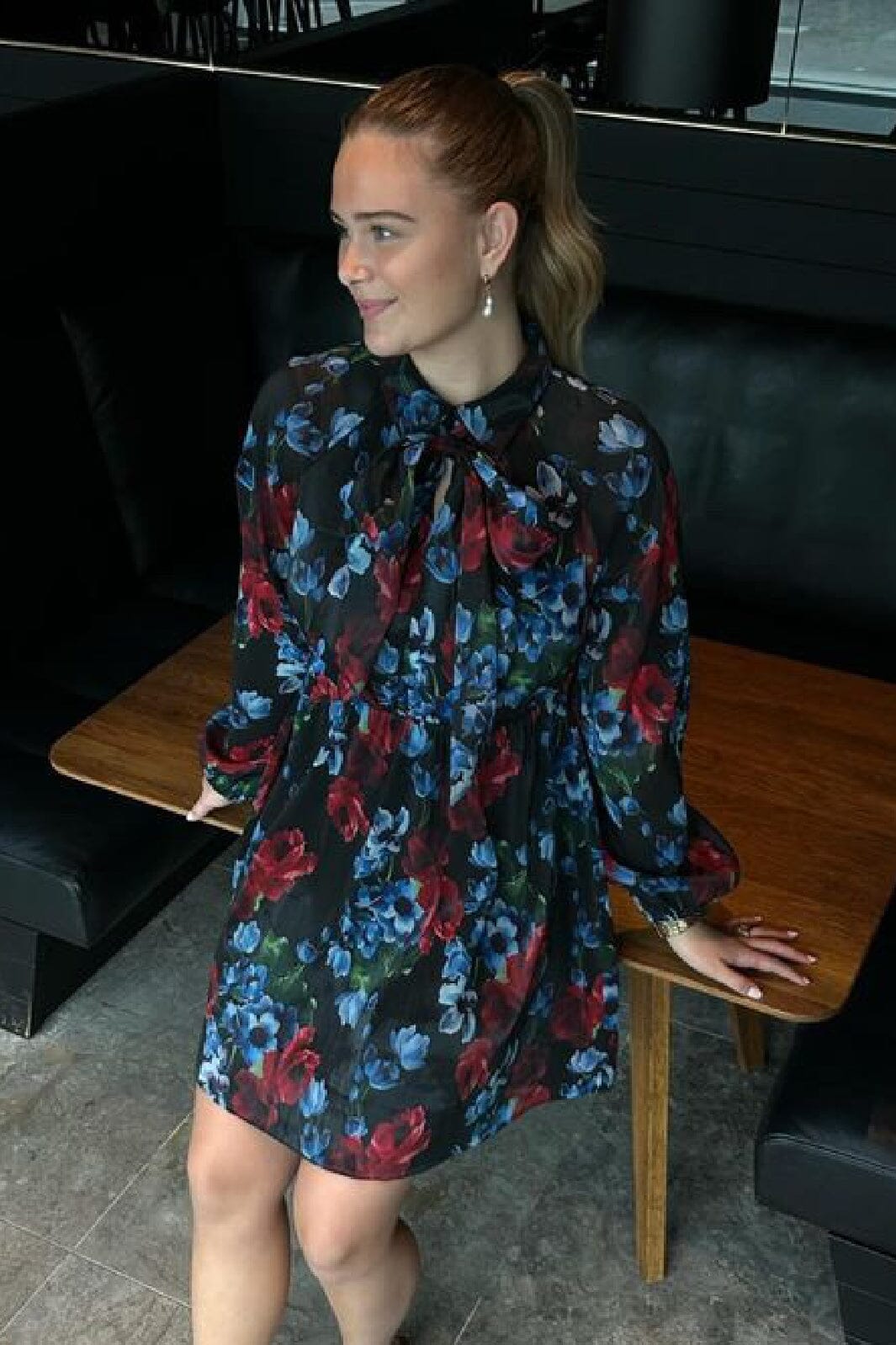 Y.A.S - Yasflomera Ls Dress - 4761657 Black Flomera Print Kjoler