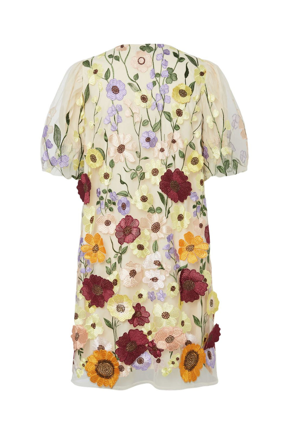 Y.A.S - Yasflowering Ss Dress New - 4802617 Whisper White Flowers