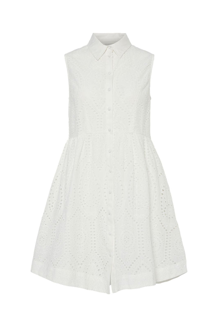 Y.A.S - Yasholi Sl Shirt Dress - 4712911 Star White