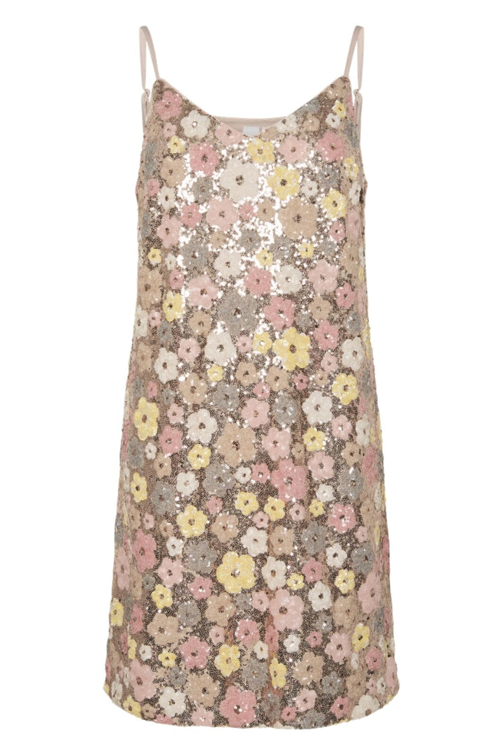 Y.A.S - Yaslalea Strap Sequin Dress - 4766023 French Vanilla Lalea Sequins Kjoler