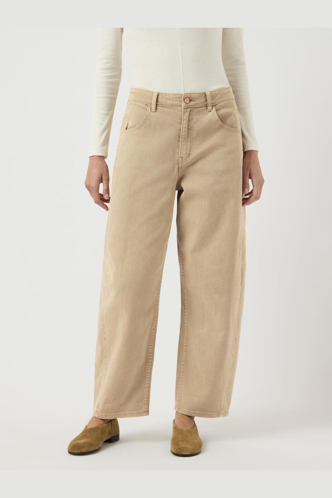 Y.A.S - Yaslua Barrel Ankel Jeans - 4890598 Incense