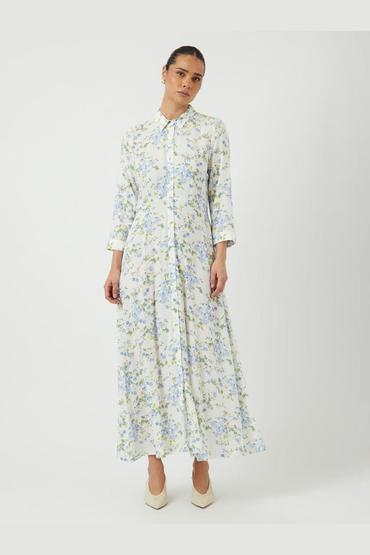 Y.A.S - Yassavanna Long Shirt Dress - 4745084 Star White Sumelli