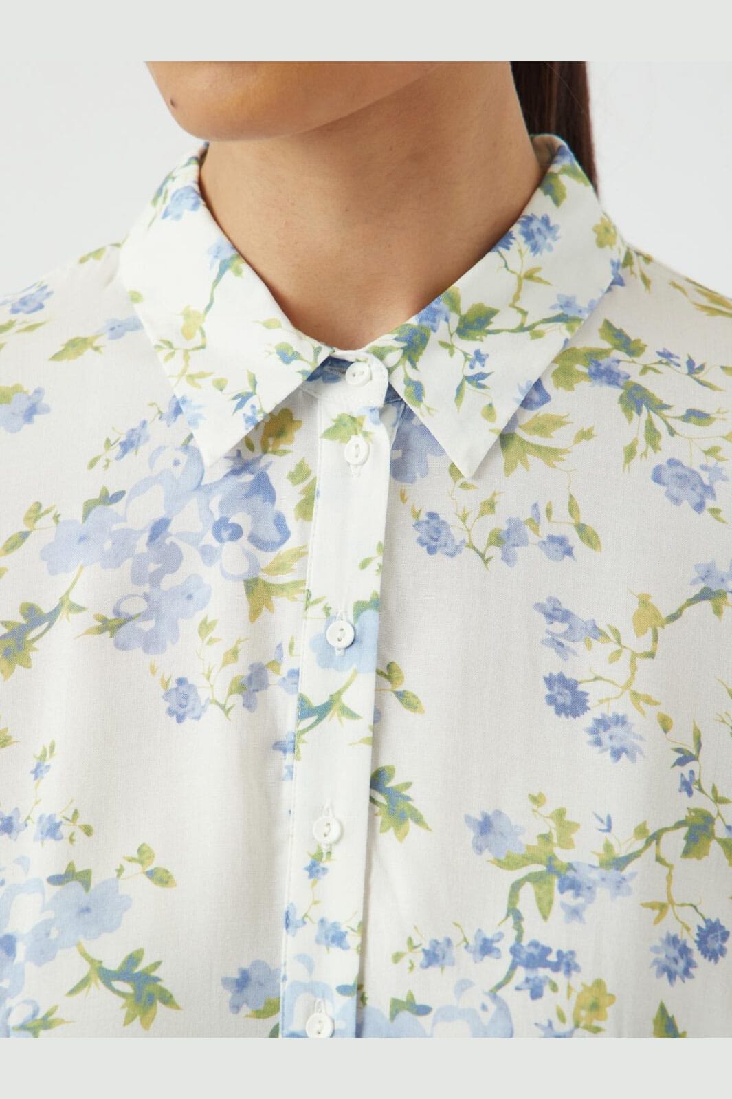 Y.A.S - Yassavanna Long Shirt Dress - 4745084 Star White Sumelli