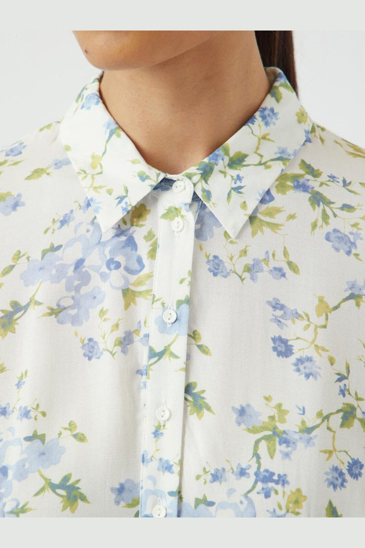 Y.A.S - Yassavanna Long Shirt Dress - 4745084 Star White Sumelli