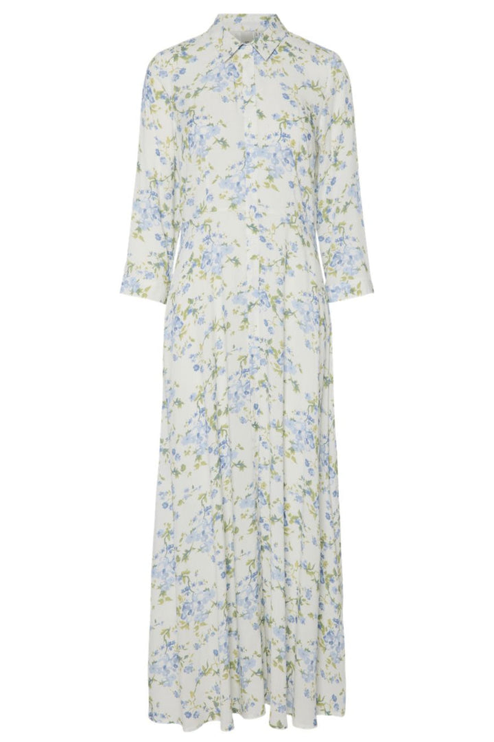 Y.A.S - Yassavanna Long Shirt Dress - 4745084 Star White Sumelli