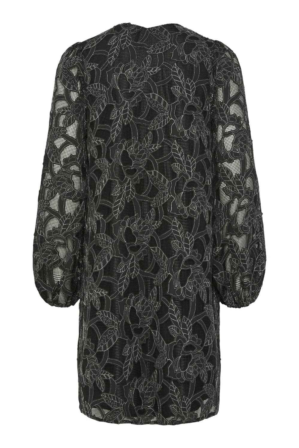 Y.A.S - Yassigga Ls Dress - 4624104 Black Silver Stitch Kjoler