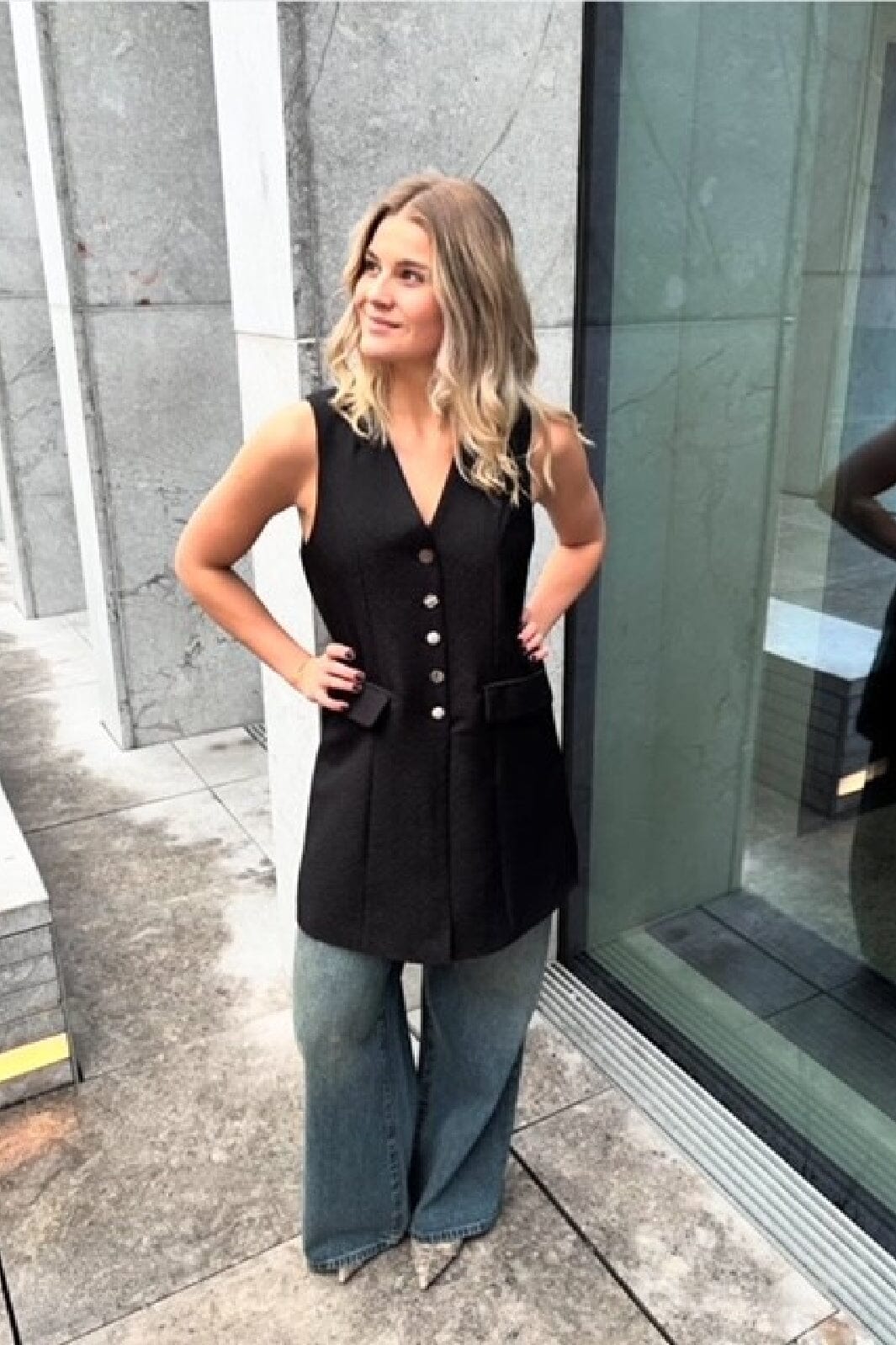 Y.A.S - Yasspira Spencer Dress - 4851705 Black Kjoler