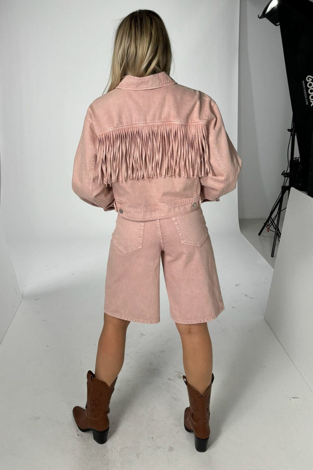 Y.A.S - Yassun Ls Crop Denim Jacket Fest - 4753931 Zephyr Jakker