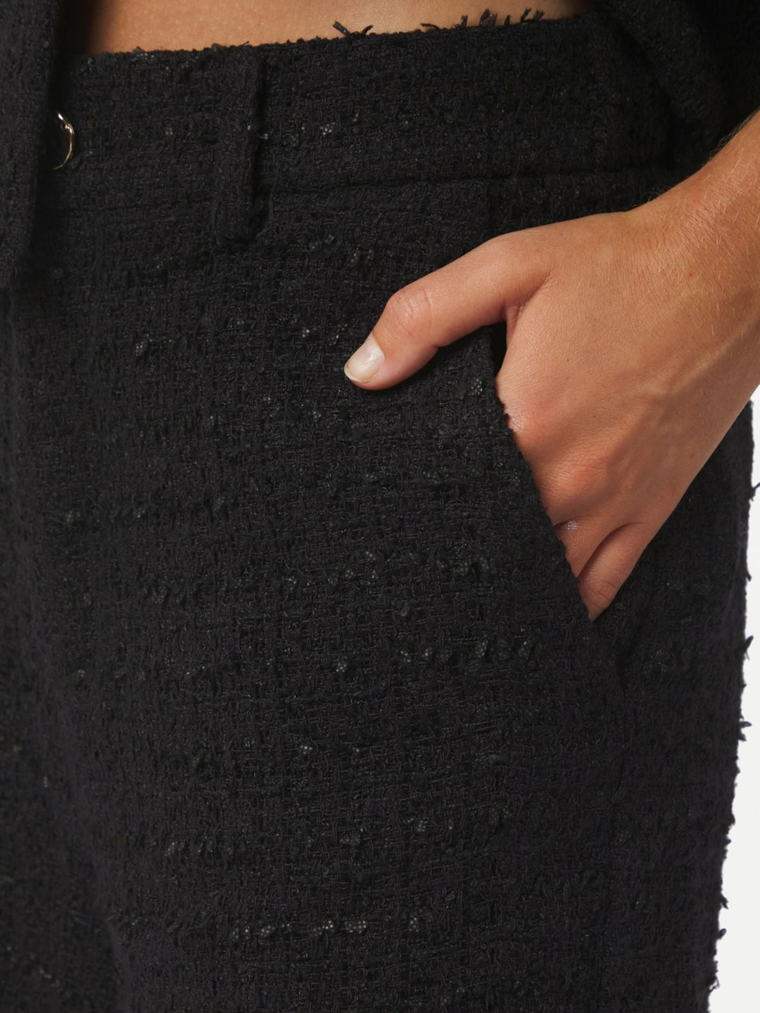 Neo Noir - Zanya Boucle Shorts 167198 - 100 - Black