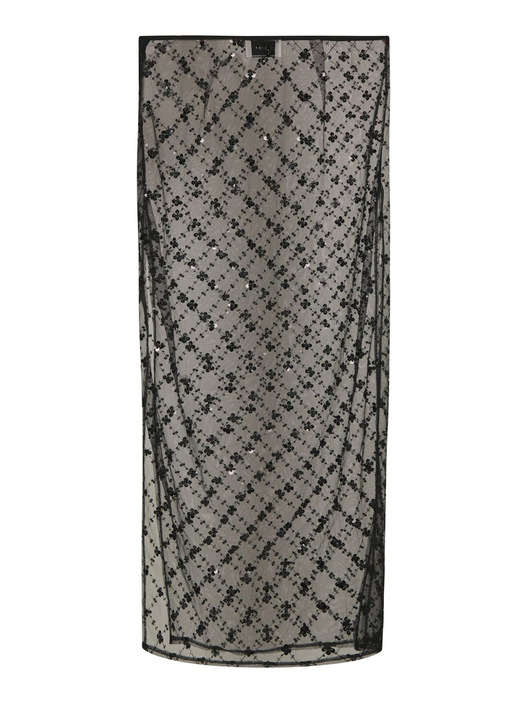 Neo Noir - Vianey Mesh Deco Skirt 171049 - 100 - Black