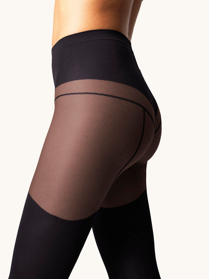 Wolford - Garter Belt Tights17630 - 9180 Black/black