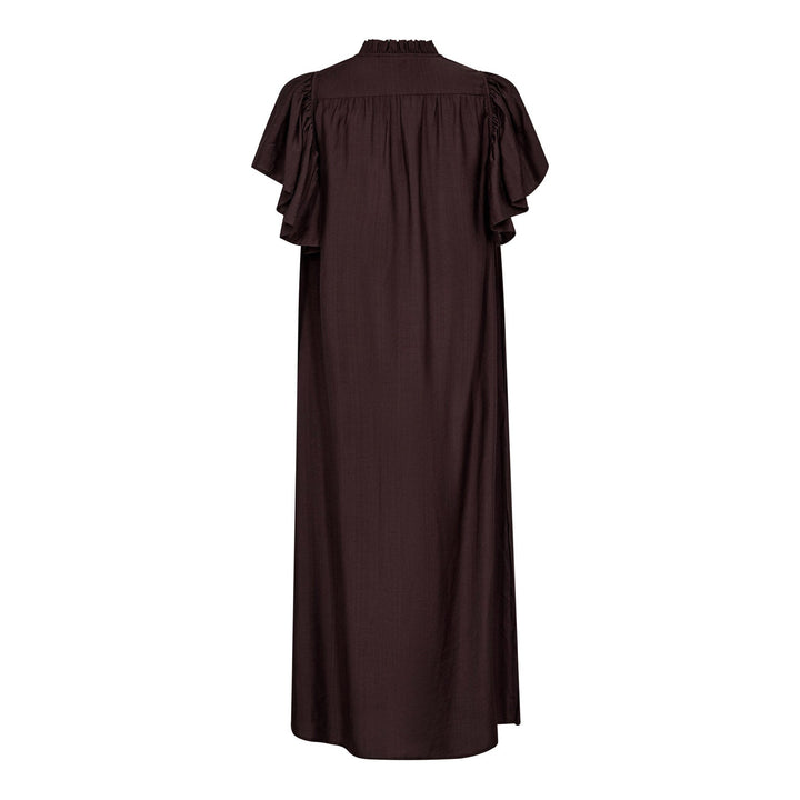 Co´Couture - Heracc Ss Frill Dress 36421 - 83 - Mocca