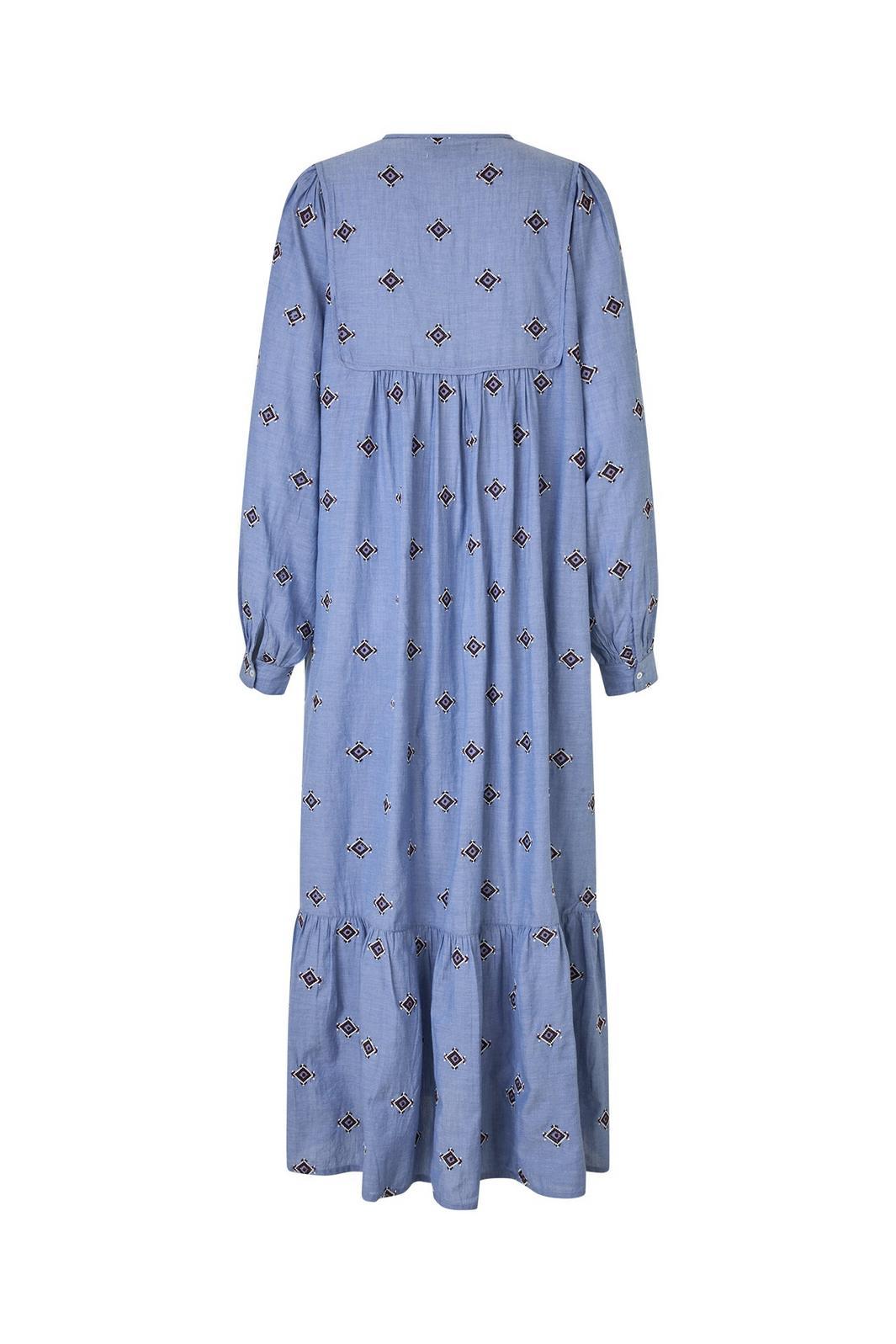 Voorbestelling - Lollys Laundry - Latourll Maxi Dress Ls25435-3007 - 22 Light Blue