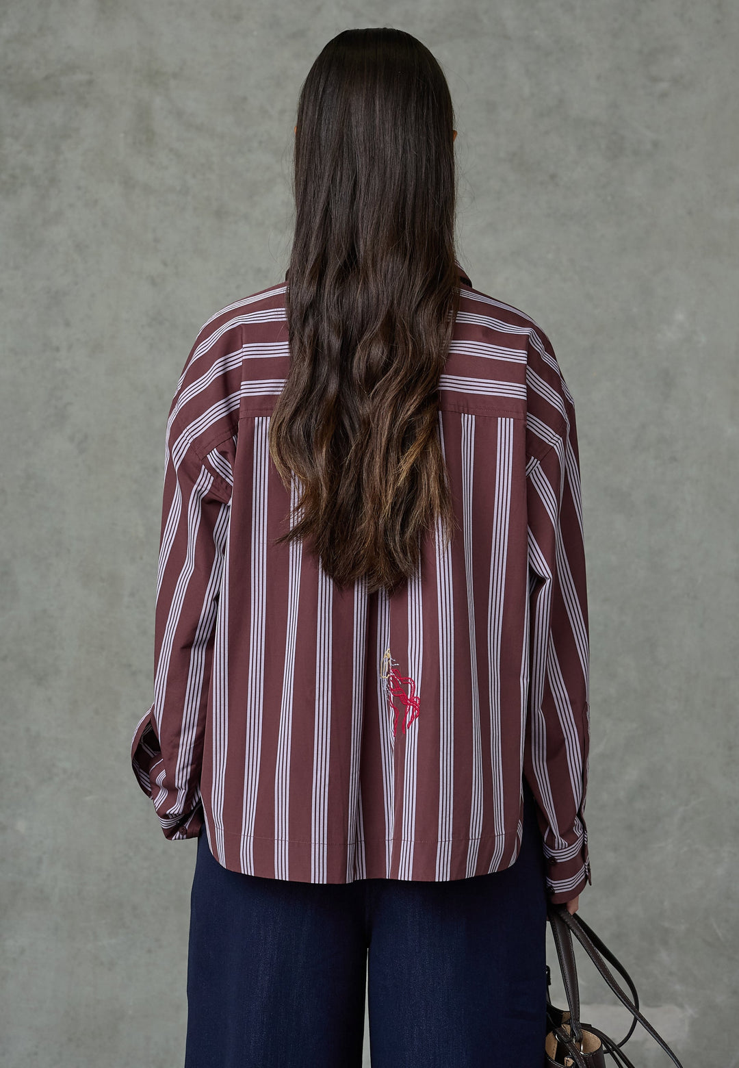 Love & Divine - Love1555-1 20019 - 830 - Brown Stripes Emb.
