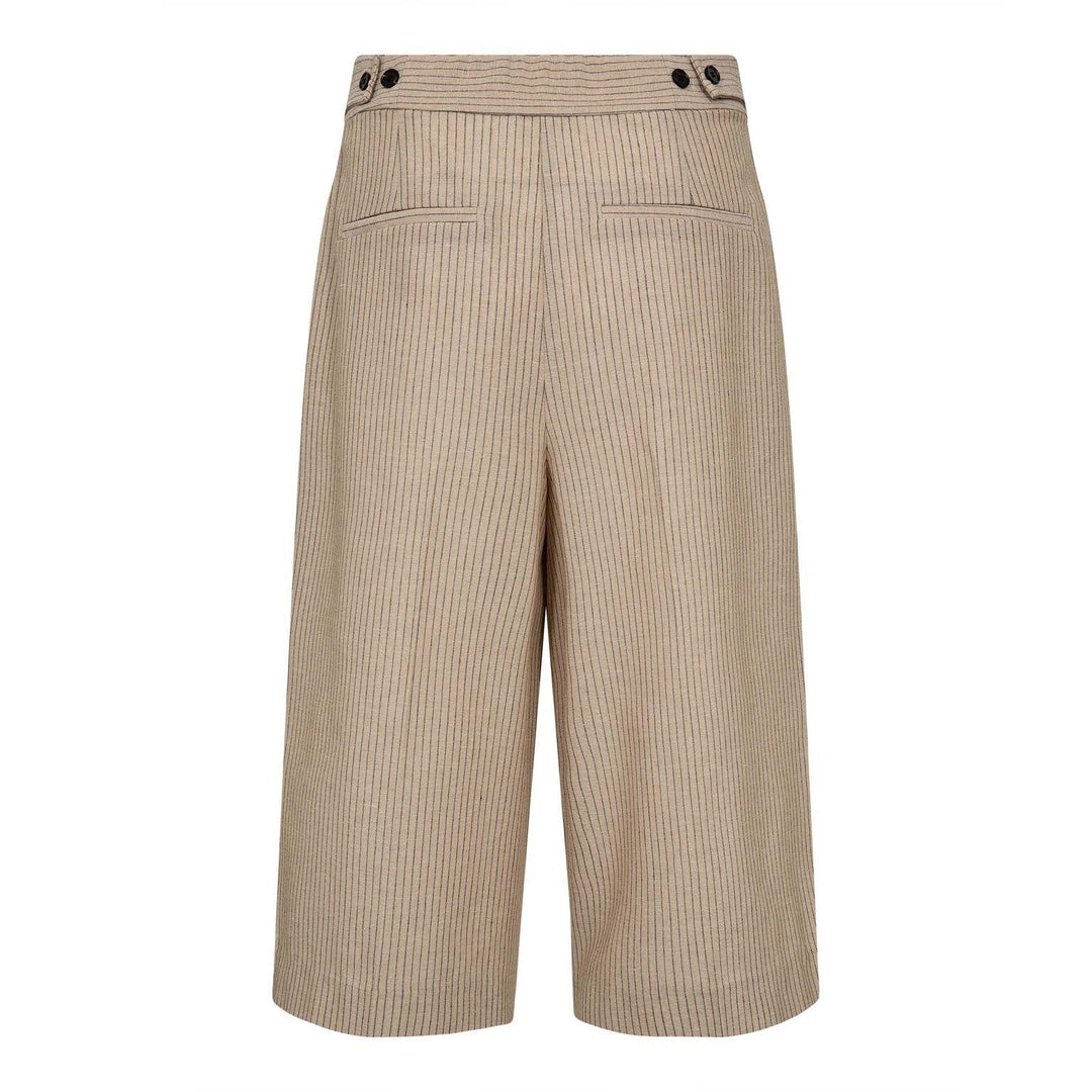 Co´Couture - Nadinecc Pleat Bermuda 41169 - 320 - Bisquit