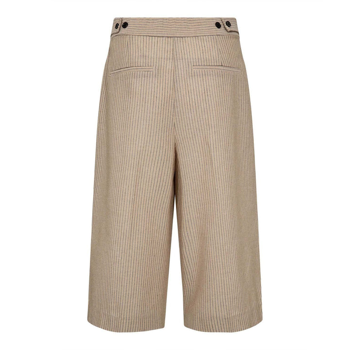 Co´Couture - Nadinecc Pleat Bermuda 41169 - 320 - Bisquit