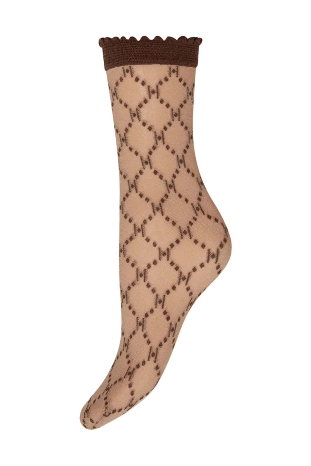 Hype The Detail - Socks Logo 25Den 21113-7501 - 4350 - Brun