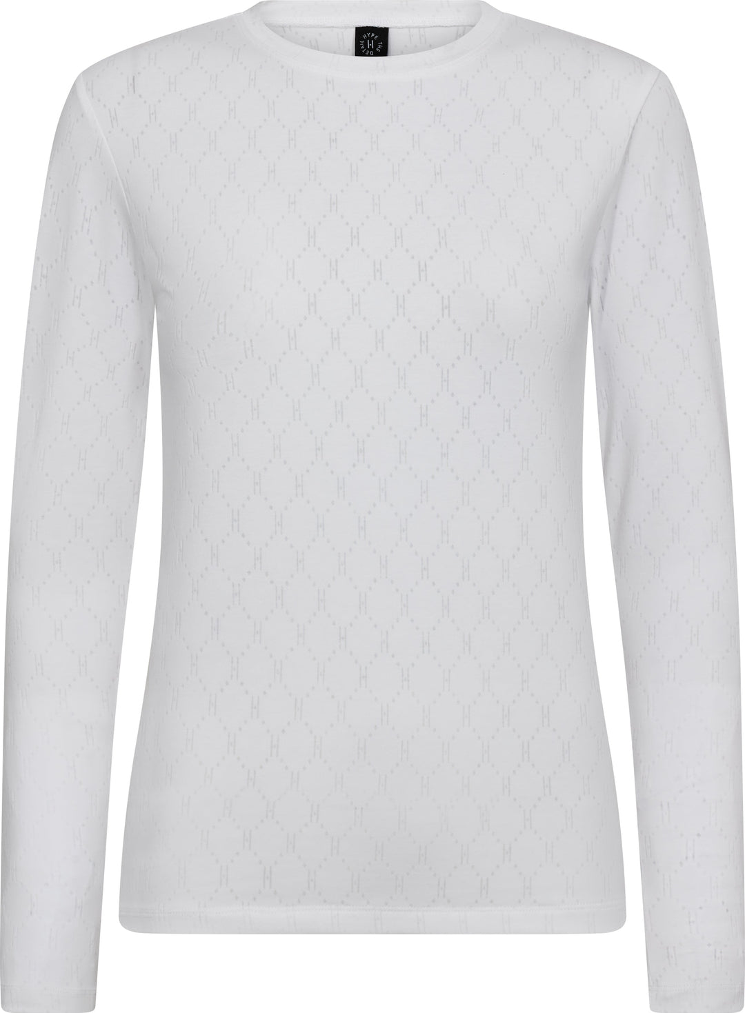 Hype The Detail - Tee L/S, Cotton 600-14 - 1 - Hvid