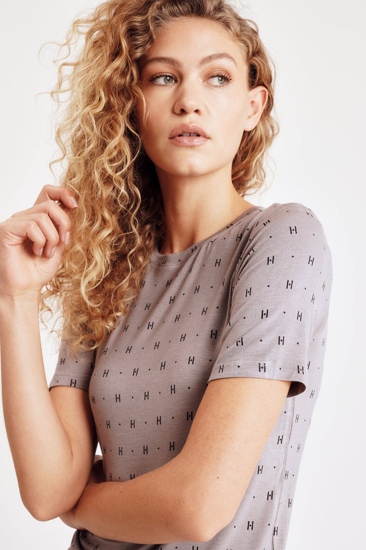 Hype The Detail - Htd Tee S/S Cashmere-Blend 650-2 - 4 - Sand