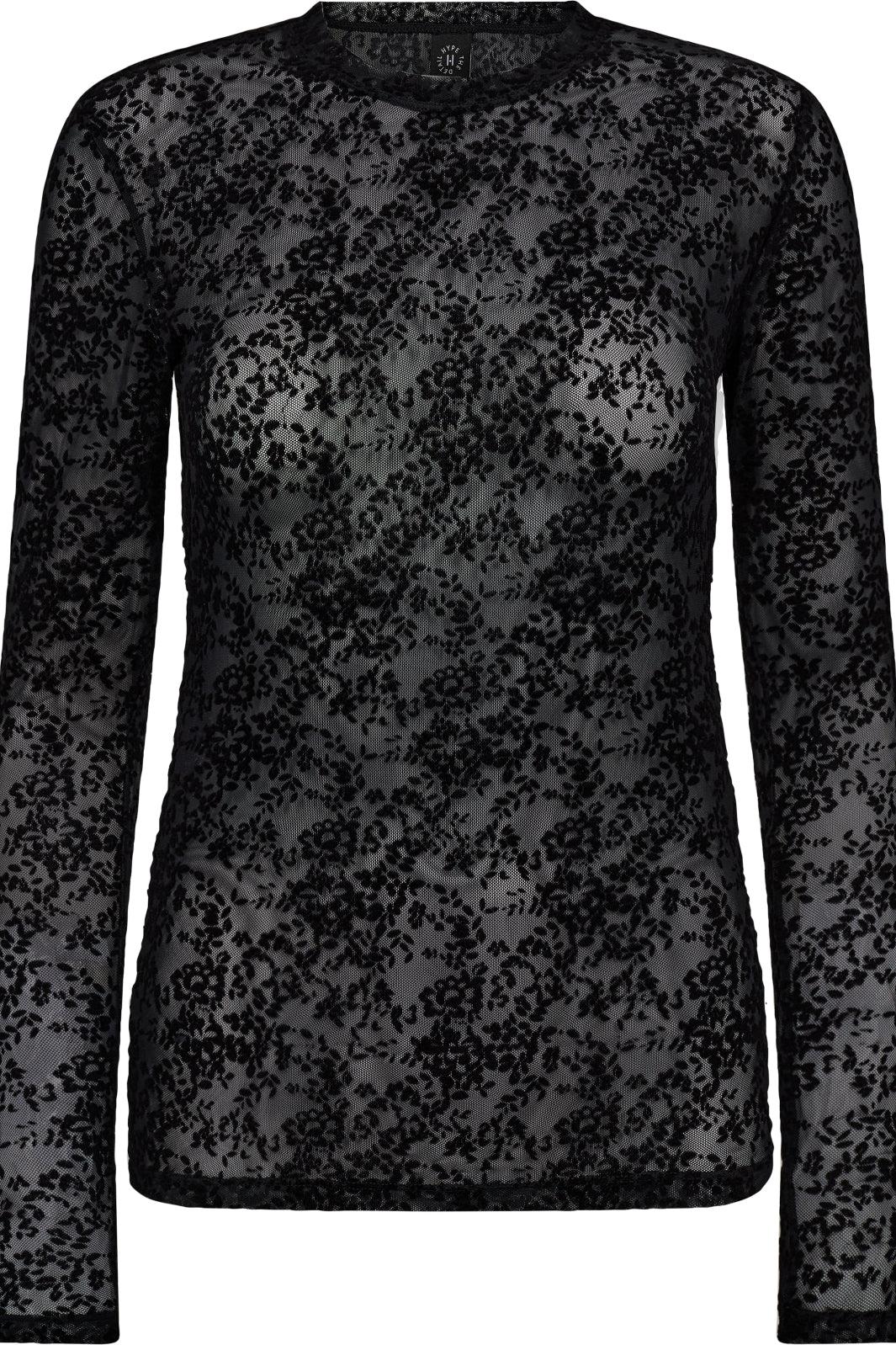 Hype The Detail - Lace Blouse 852-14 - 9 - Black