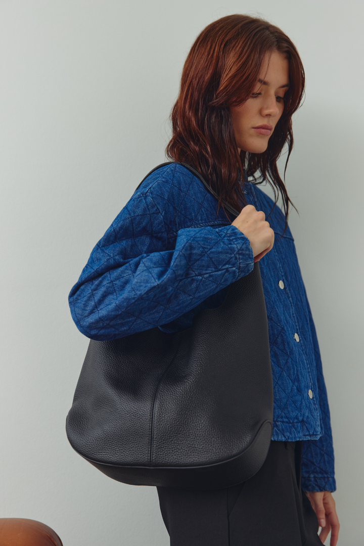 Noella - Mylah Bag 15430001 - 004 - Black Real Leather