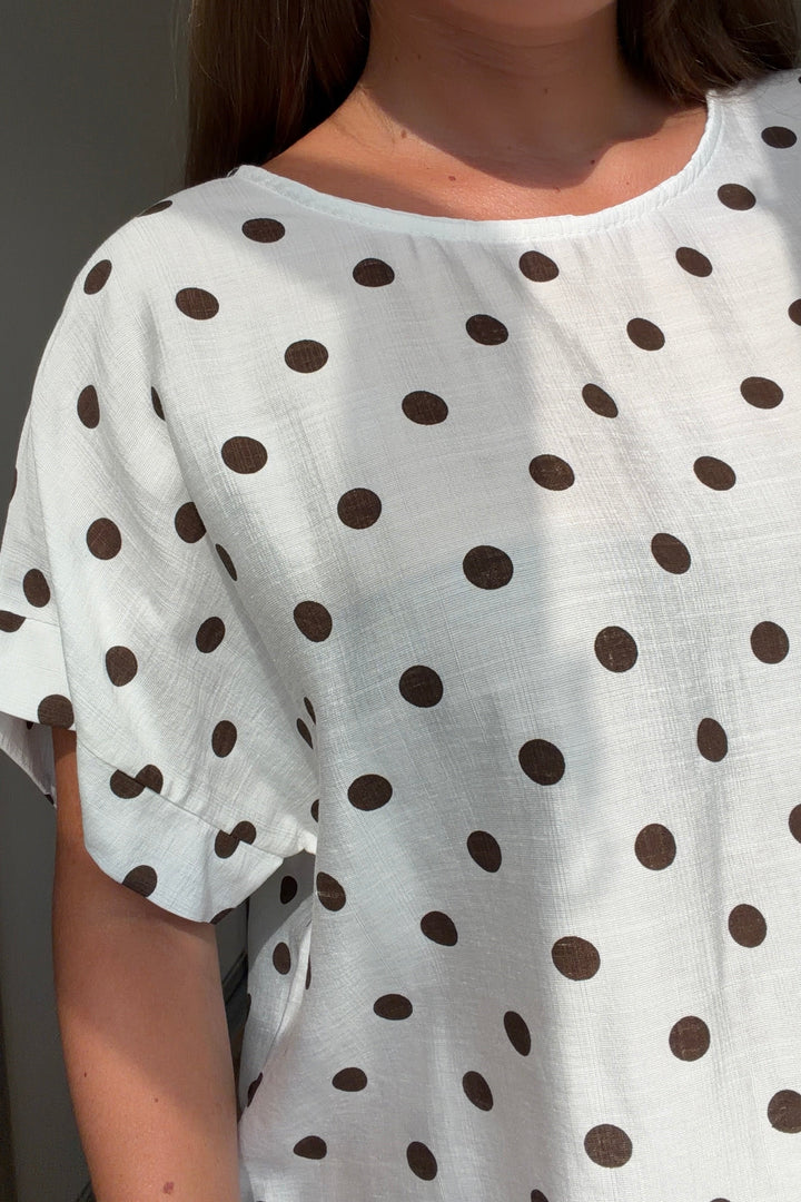 A-Bee - Delara Blouse - White