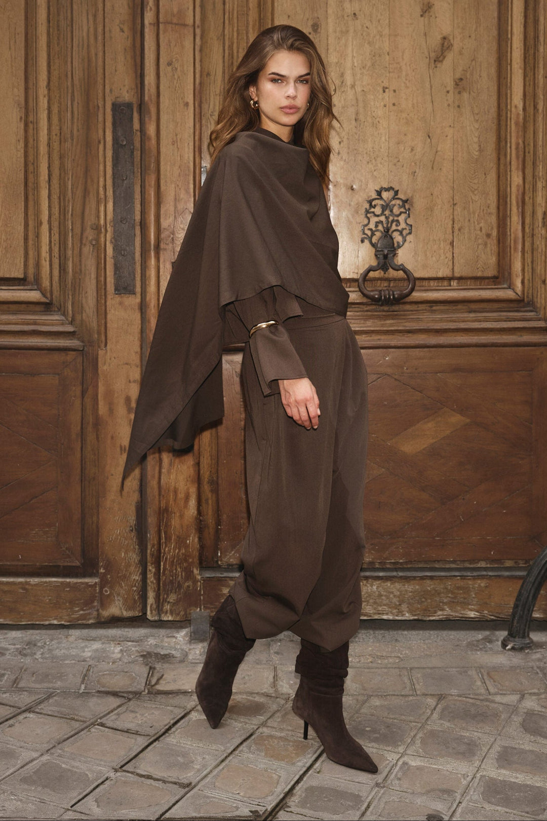 Co´Couture - Melvacc Tie Pant 500843 - 20002 - Brown