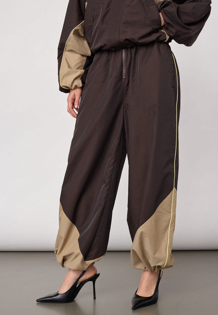Co´Couture - Aloracc Block Pant 500847 - 20003 - Dark Brown