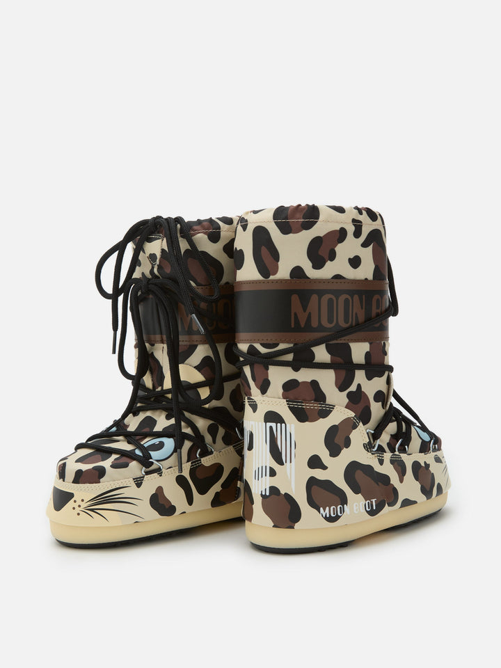 Moon Boot - Mb Icon Animal Jr80D3400300 - V010 Leopard
