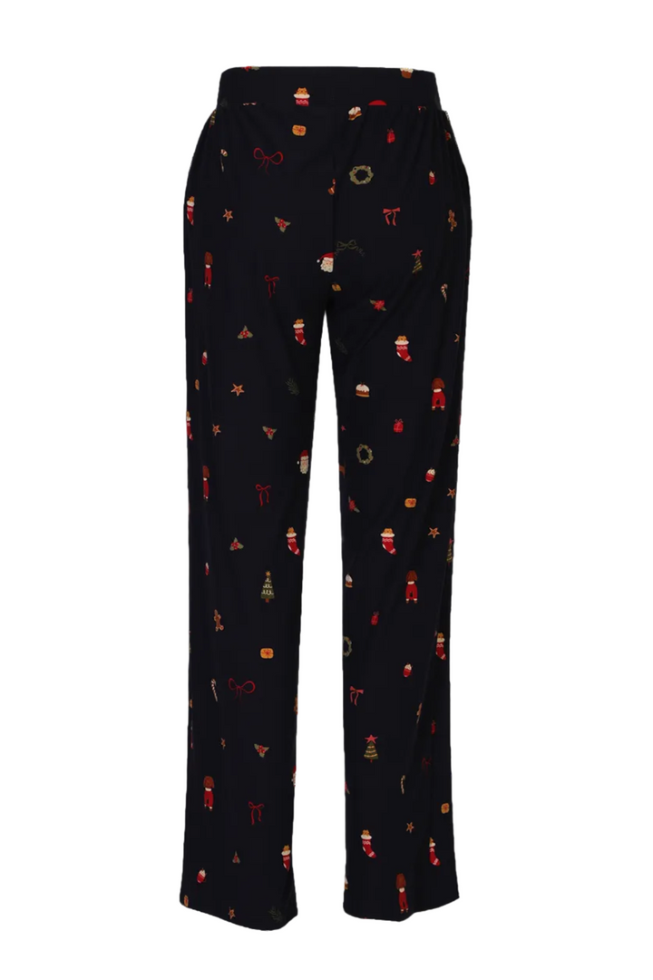 Liberte - Alma-Wide Pants 9564 - Dog Navy