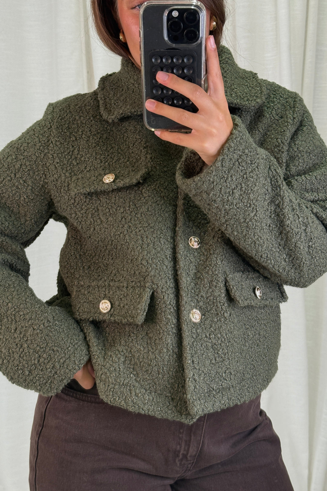 A-bee - Jasmin Jacket - Khaki
