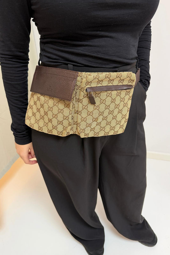 Preloved Vintageline x Molly&My - Vintage Gucci Bumbag 4 - Brown