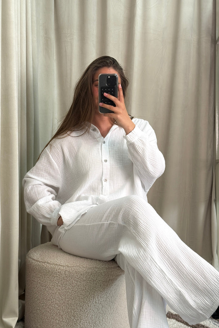 A-bee - Sonja Shirt - White