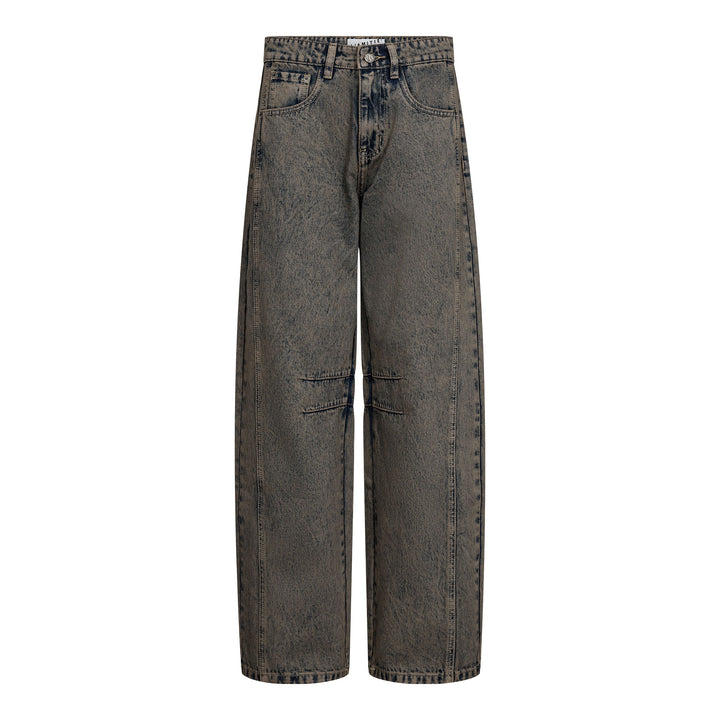 Haute L'Amitié - Drew Barrel Panel Jeans HL10848 - Mocca