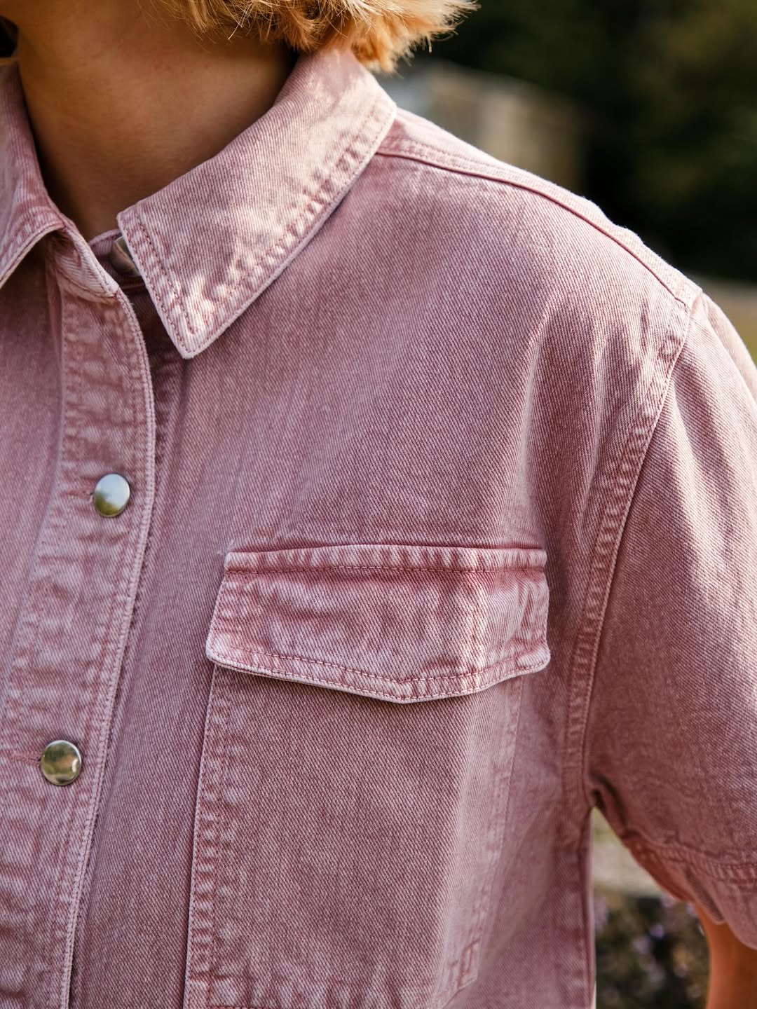 Neo Noir - Tiki Solid Shirt 166370 - 171 - Ash Rose