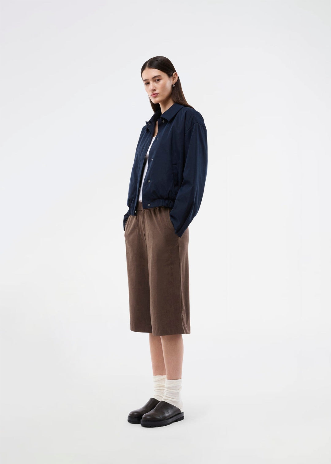 ModströM - Britneymd Long Shorts 59230 - 5584 - Chocolate Chip